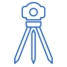 測量用三脚機器のアイコン