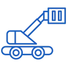 作業用クレーン車のアイコン